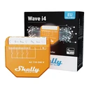 Έξυπνος Ενδιάμεσος Διακόπτης Shelly Wave i4 (Πορτοκαλί)