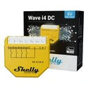 Έξυπνος Ενδιάμεσος Διακόπτης Shelly DC Qubino Wave i4 (Κίτρινο)