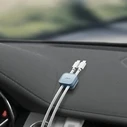 UNIQ Pod self-adhesive cable organiser charcoal dark grey [8pcs]