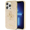 Guess GUHCP14LHG4SGD Apple iPhone 14 Pro hardcase Glitter Script Big 4G gold