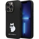 Karl Lagerfeld KLHCP13LSMHCNPK iPhone 13/13 Pro hardcase Silicone C Metal Pin black