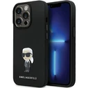 Karl Lagerfeld KLHCP13LSMHKNPK iPhone 13/13 Pro Silicone Ikonik Metal Pin black