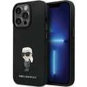 Karl Lagerfeld KLHCP14XSMHKNPK iPhone 14 Pro Max Silicone Ikonik Metal Pin black
