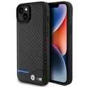 BMW BMHCP15M22NBCK Apple iPhone 15 Plus / 14 Plus Leather Carbon black