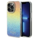 Guess GUHCP15LHDECMI Apple iPhone 15 Pro hardcase IML Faceted Mirror Disco Iridescent multicolor