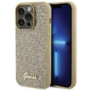 Guess GUHCP15LPMSDGSD Apple iPhone 15 Pro hardcase Disco Metal Script gold
