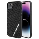 Karl Lagerfeld KLHCP15M3DMKRLK Apple iPhone 15 Plus / 14 Plus hardcase 3D Rubber Multi Logo black