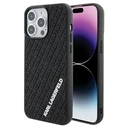Karl Lagerfeld KLHCP15X3DMKRLK Apple iPhone 15 Pro Max hardcase 3D Rubber Multi Logo black