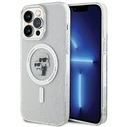 Karl Lagerfeld KLHMP15XHGKCNOT Apple iPhone 15 Pro Max hardcase Karl&Choupette Glitter MagSafe transparent