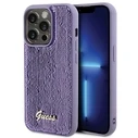 Guess GUHCP15XPSFDGSU Apple iPhone 15 Pro Max hardcase Sequin Script Metal purple