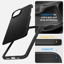 Spigen Thin Fit Apple iPhone 15 Black