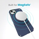 Speck Presidio2 Grip MagSafe Apple iPhone 15 Plus / 14 Plus (Coastal Blue/Dustgrey/White)