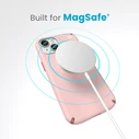 Speck Presidio2 Pro MagSafe Apple iPhone 15 (Dahlia Pink/Rose Copper/White)
