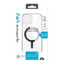 Speck Presidio Perfect-Clear MagSafe Apple iPhone 15 (Clear/Chrome Finish/Serene Silver)