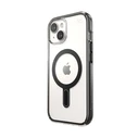Speck Presidio Perfect-Clear ClickLock MagSafe Apple iPhone 15 (Clear/Frosted Black/Slate Grey)