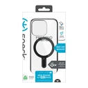 Speck Presidio Perfect-Clear ClickLock MagSafe Apple iPhone 15 Pro (Clear/Frosted Black/Slate Grey)