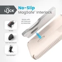 Speck Presidio2 Grip ClickLock MagSafe Apple iPhone 15 Plus / 14 Plus (Bleached Bone/Heirloom Gold/Hazel Brown)