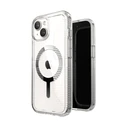 Speck Gemshell Grip MagSafe Apple iPhone 15 (Clear/Chrome Finish)