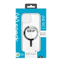 Speck Gemshell Grip MagSafe Apple iPhone 15 (Clear/Chrome Finish)