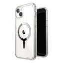 Speck Gemshell Grip MagSafe Apple iPhone 15 Plus / 14 Plus (Clear/Chrome Finish)