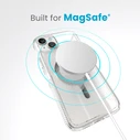 Speck Gemshell Grip MagSafe Apple iPhone 15 Plus / 14 Plus (Clear/Chrome Finish)
