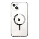 Speck Gemshell Grip MagSafe Apple iPhone 15 Plus / 14 Plus (Clear/Chrome Finish)