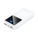 Powerbank Vention FHLW0, 20000mAh, Micro-USB, USB-C, 2xUSB-A, 22.5W (white)