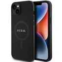 Guess GUHMP15MPSAHMCK Apple iPhone 15 Plus / 14 Plus hardcase Saffiano MagSafe black