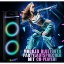 Σύστημα all-in-one Reflexion φορητό Bluetooth party speaker με CD/MP3, USB, MicroSD και ραδιόφωνο PS10BTCD/N