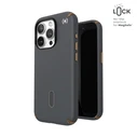 Speck Presidio2 Pro ClickLock & MagSafe Apple iPhone 15 Pro (Charcoal Grey/Cool Bronze)