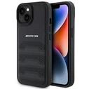 AMG AMHCP15MGSEBK Apple iPhone 15 Plus / 14 Plus hardcase Leather Debossed Lines black