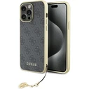 Guess GUHCP15XGF4GGR Apple iPhone 15 Pro Max hardcase 4G Charms Collection grey