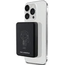 Karl Lagerfeld KLPBM5KIOTTGK 15W 5000mAh induction powerbank Outline Ikonik MagSafe black