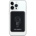 Karl Lagerfeld KLPBM5KIOTTGK 15W 5000mAh induction powerbank Outline Ikonik MagSafe black