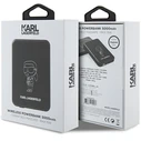Karl Lagerfeld KLPBM5KIOTTGK 15W 5000mAh induction powerbank Outline Ikonik MagSafe black