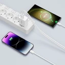 Tech-Protect C35W, 2xUSB-C, PD, 35W wall charger + USB-C cable white