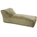 Foldable Foam Lounger (Ecru / Beige) - Velco