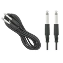 6.3mm Mono Cable (6.3mm male to 6.3mm male) - 1 m