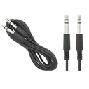 Καλώδιο DM 6.3mm - 6.3mm stereo 1m