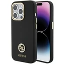 Guess GUHCP15LM4DGPK Apple iPhone 15 Pro hardcase Silicone Logo Strass 4G black