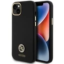Guess GUHCP15M4DGPK Apple iPhone 15 Plus / 14 Plus hardcase Silicone Logo Strass 4G black
