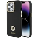 Guess GUHCP15XM4DGPK Apple iPhone 15 Pro Max hardcase Silicone Logo Strass 4G black