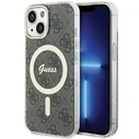 Guess GUHMP15MH4STW Apple iPhone 15 Plus / 14 Plus hardcase IML 4G MagSafe brown
