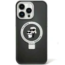 Karl Lagerfeld KLHMP15MHMRSKCK Apple iPhone 15 Plus / 14 Plus hardcase Ring Stand Karl&Choupettte MagSafe black