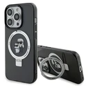 Karl Lagerfeld KLHMP15XHMRSKCK Apple iPhone 15 Pro Max hardcase Ring Stand Karl&Choupettte MagSafe black