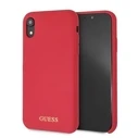 Guess GUHCI61LSGLRE iPhone Xr red hard case Silicone