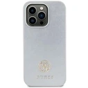 Guess GUHCP15MPS4DGPS Apple iPhone 15 Plus / 14 Plus hardcase Strass Metal Logo silver