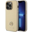Guess GUHCP15XPS4DGPD Apple iPhone 15 Pro Max hardcase Strass Metal Logo gold