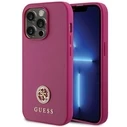 Guess GUHCP15XPS4DGPP Apple iPhone 15 Pro Max hardcase Strass Metal Logo pink