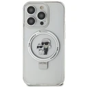 Karl Lagerfeld KLHMN61HMRSKCH Apple iPhone XR / 11 hardcase Ring Stand Karl&Choupettte MagSafe white